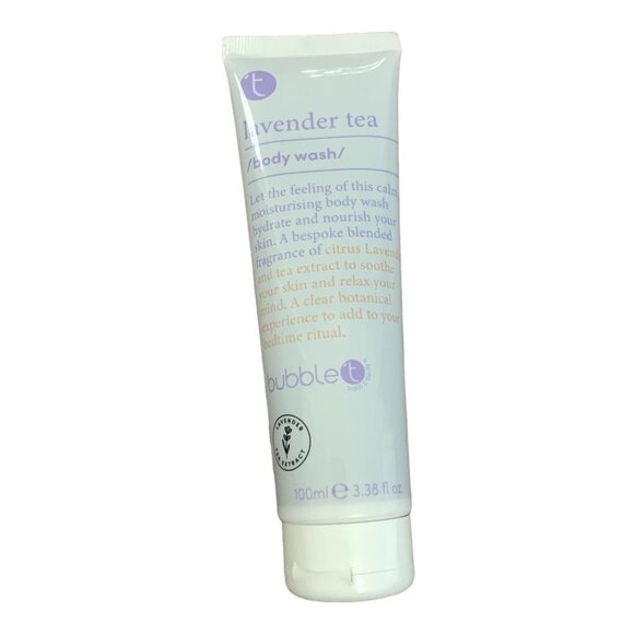Bubble T Cosmetics Body Wash Gel Lavender Tea Moisturizing 3.38oz 100ml - Picture 1 of 2